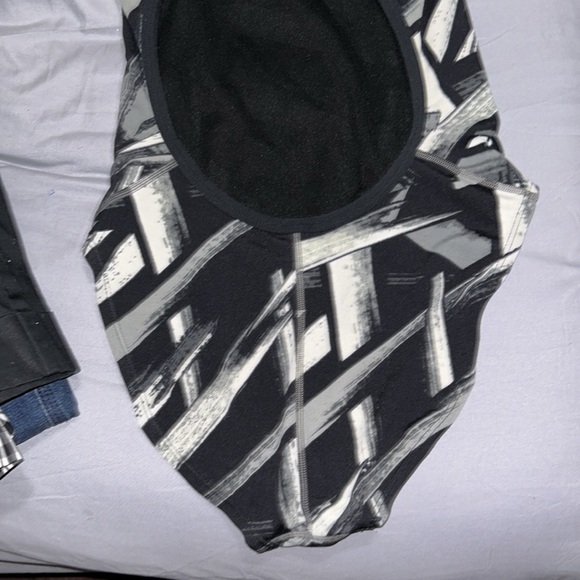 Adidas Code of Tribe Print Open Back Swimsuit - Picture 8 of 9